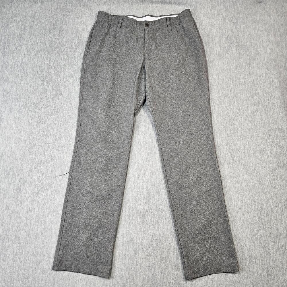 Under Armour Pants Mens 34x32 Gray Vented Golf Polyester